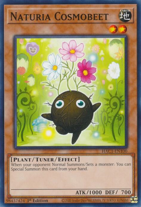 Naturia Cosmobeet HAC1-EN100 card from Hidden Arsenal: Chapter 1