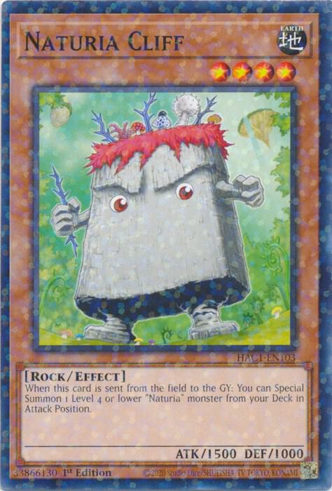 Naturia Cliff (Duel Terminal) HAC1-EN103 card from Hidden Arsenal: Chapter 1