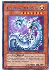 Cyber Laser Dragon DP04-EN003 card from Duelist Pack 4: Zane Truesdale