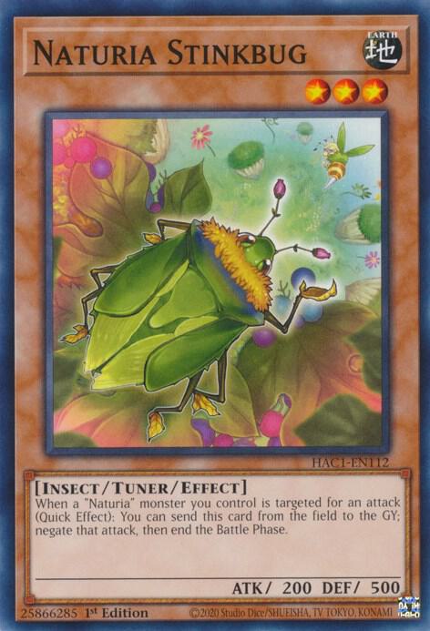 Naturia Stinkbug HAC1-EN112 card from Hidden Arsenal: Chapter 1
