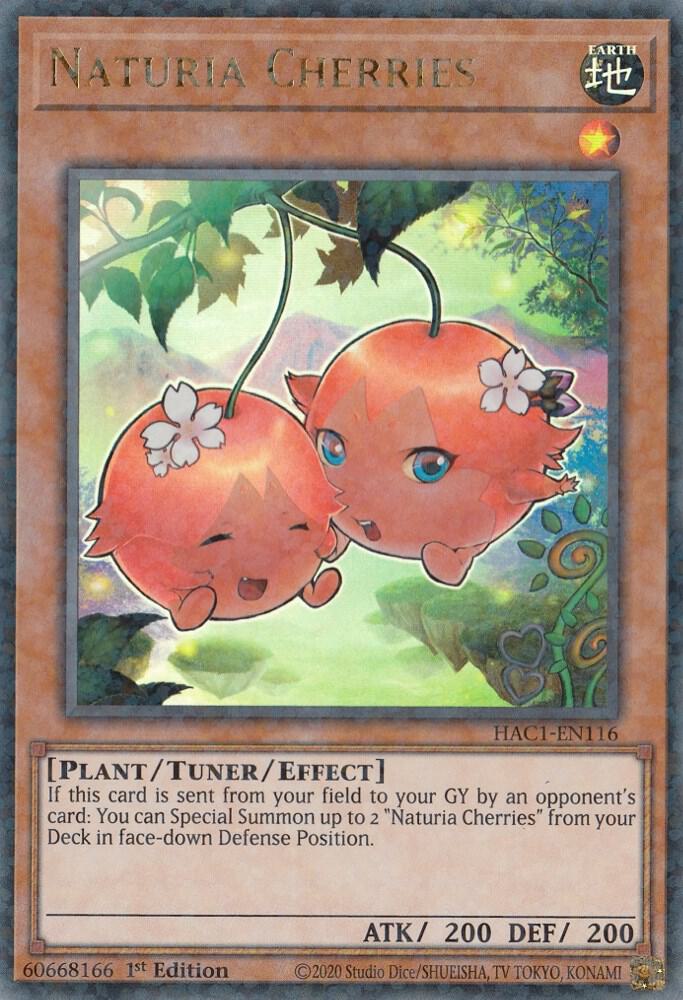 Naturia Cherries (Duel Terminal) HAC1-EN116 card from Hidden Arsenal: Chapter 1