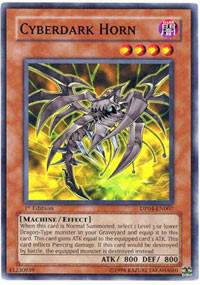 Cyberdark Horn DP04-EN007 card from Duelist Pack 4: Zane Truesdale