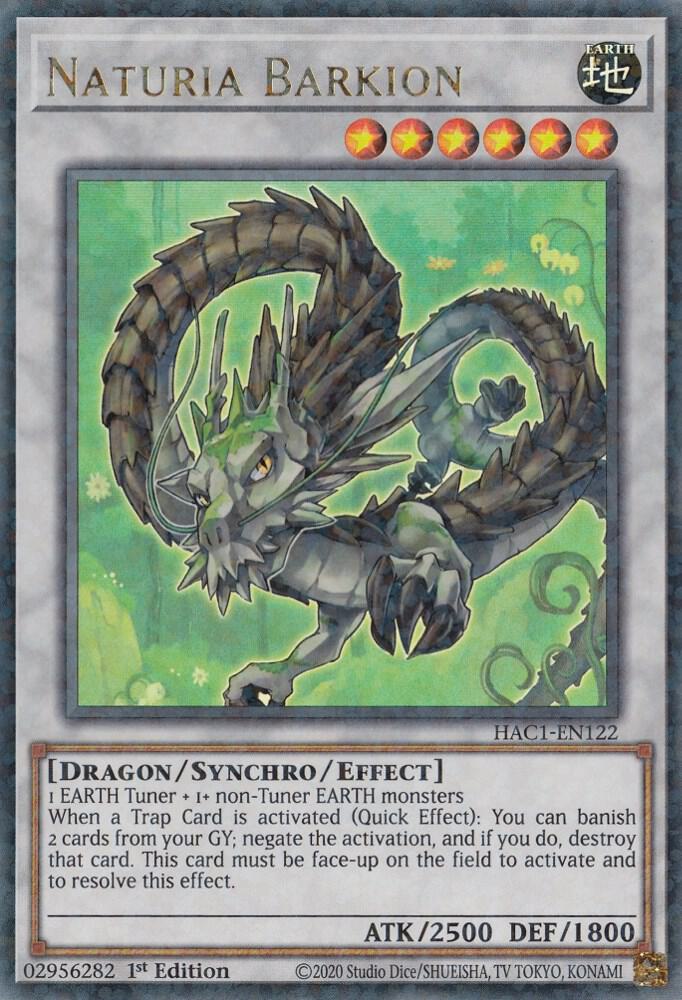 Naturia Barkion (Duel Terminal) HAC1-EN122 card from Hidden Arsenal: Chapter 1