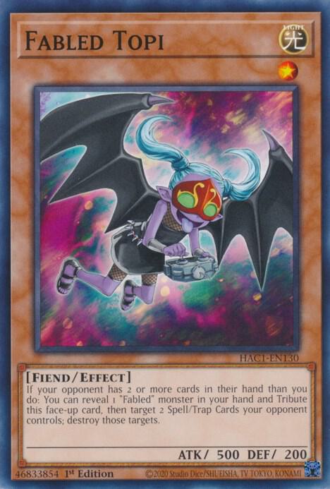 Fabled Topi HAC1-EN130 card from Hidden Arsenal: Chapter 1