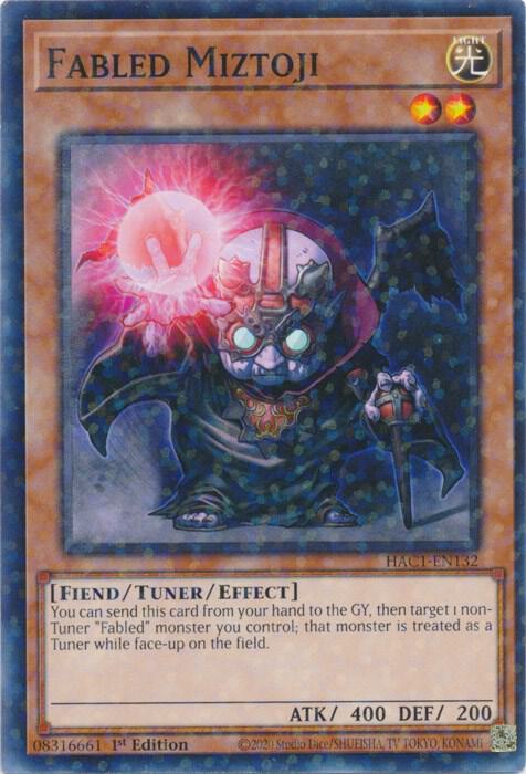 Fabled Miztoji (Duel Terminal) HAC1-EN132 card from Hidden Arsenal: Chapter 1