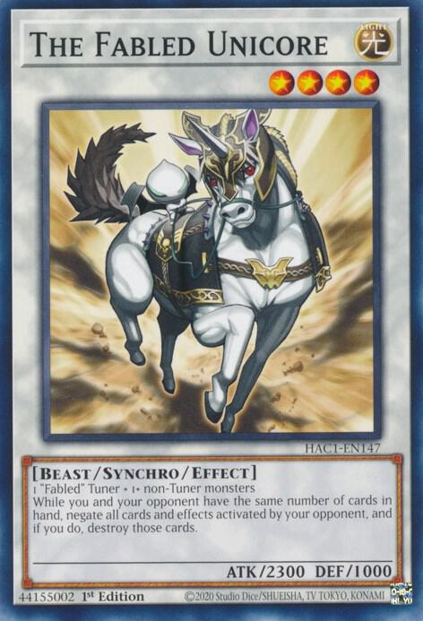 The Fabled Unicore HAC1-EN147 card from Hidden Arsenal: Chapter 1