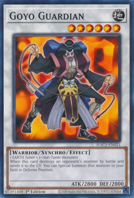 Goyo Guardian HAC1-EN021 card from Hidden Arsenal: Chapter 1
