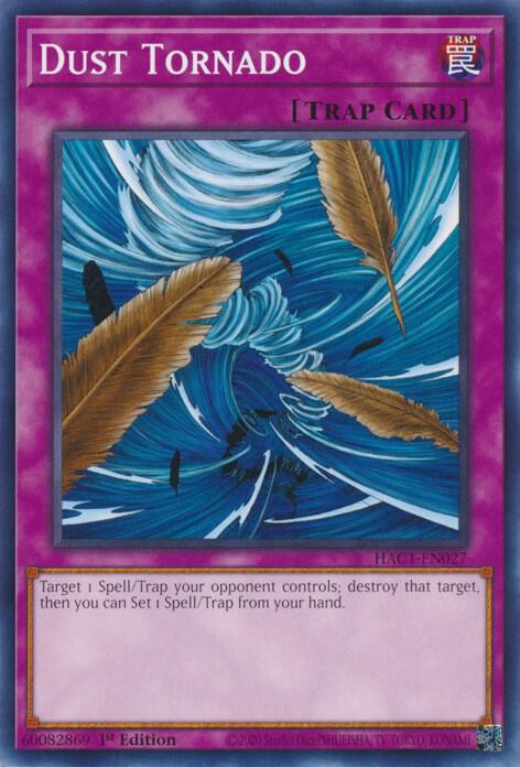 Dust Tornado HAC1-EN027 card from Hidden Arsenal: Chapter 1