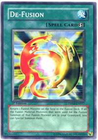 De-Fusion DP04-EN017 card from Duelist Pack 4: Zane Truesdale