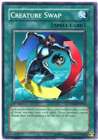 Creature Swap DP04-EN018 card from Duelist Pack 4: Zane Truesdale