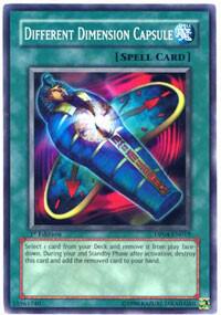 Different Dimension Capsule DP04-EN019 card from Duelist Pack 4: Zane Truesdale