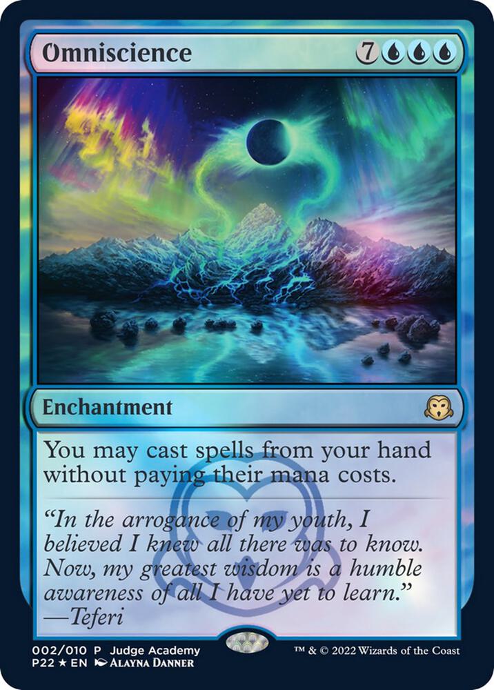 Omniscience 2 card from Judge Promos