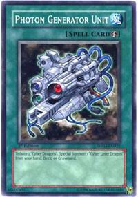 Photon Generator Unit DP04-EN021 card from Duelist Pack 4: Zane Truesdale