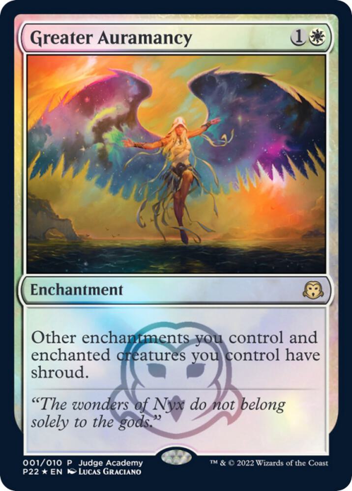 Greater Auramancy 1 card from Judge Promos