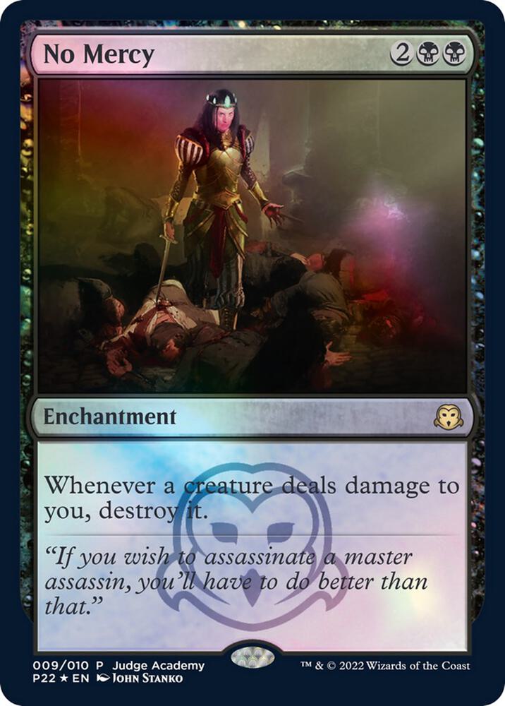 No Mercy 9 card from Judge Promos