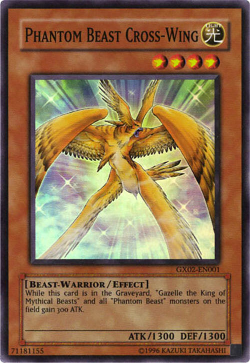 Phantom Beast Cross-Wing GX02-EN001 card from GX Tag Force Promo