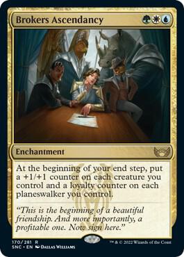 Brokers Ascendancy 170 card from Streets of New Capenna