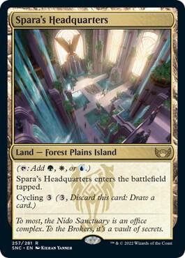 Spara's Headquarters 257 card from Streets of New Capenna
