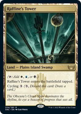 Raffine's Tower 254 card from Streets of New Capenna