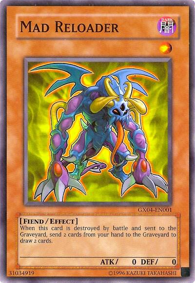 Mad Reloader (GX Tag Force 2) GX04-EN001 card from Yu-Gi-Oh! Video Game Promotional Cards