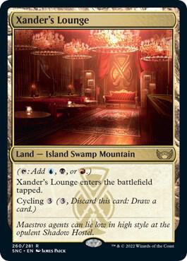 Xander's Lounge 260 card from Streets of New Capenna