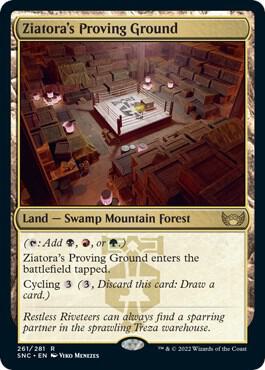 Ziatora's Proving Ground 261 card from Streets of New Capenna