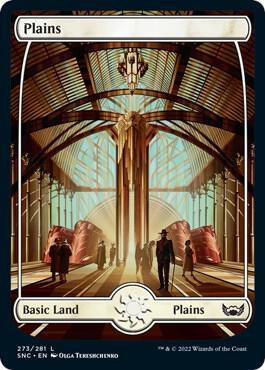 Plains 273 card from Streets of New Capenna