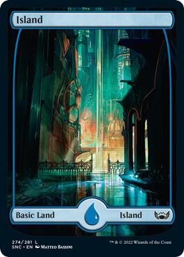 Island 274 card from Streets of New Capenna