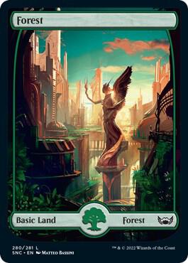 Forest 280 card from Streets of New Capenna