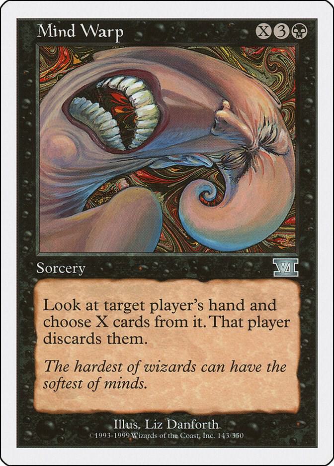 Mind Warp 143 card from Classic Sixth Edition