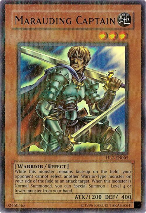 Marauding Captain HL2-EN005 card from Hobby League 2