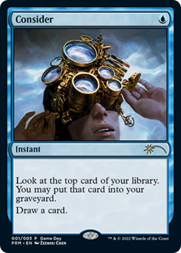 Consider 1 card from Game Day & Store Championship Promos