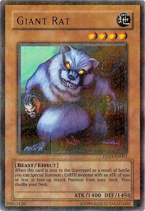 Giant Rat HL03-EN001 card from Hobby League 3