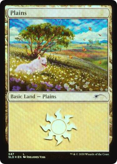 Plains 547 card from Secret Lair Drop Series