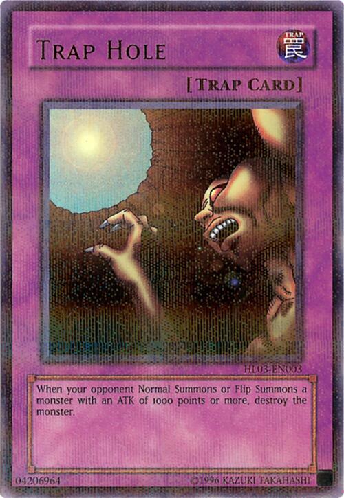 Trap Hole HL03-EN003 card from Hobby League 3