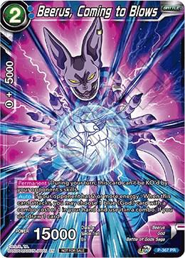 Beerus, Coming to Blows (Tournament Pack Vol. 7) P-367 card from Tournament Promotion Cards