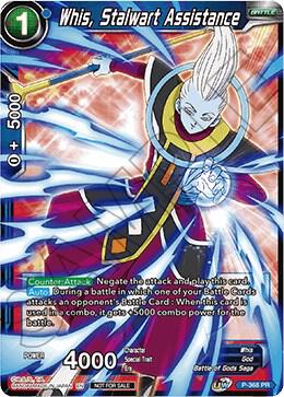 Whis, Stalwart Assistance (Tournament Pack Vol. 7) P-368 card from Tournament Promotion Cards