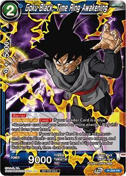Goku Black, Time Ring Awakening (Tournament Pack Vol. 7) P-369 card from Tournament Promotion Cards