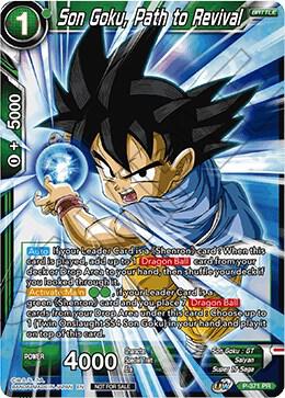 Son Goku, Path to Revival (Tournament Pack Vol. 7) P-371 card from Tournament Promotion Cards
