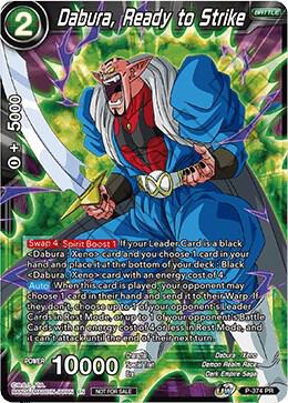 Dabura, Ready to Strike (Tournament Pack Vol. 7) P-374 card from Tournament Promotion Cards
