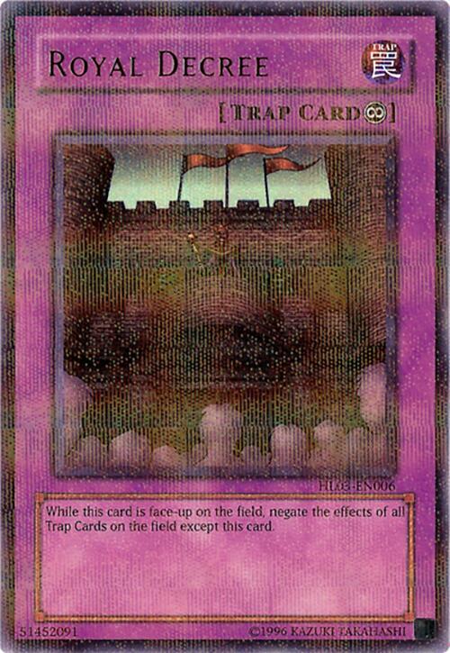 Royal Decree HL03-EN006 card from Hobby League 3