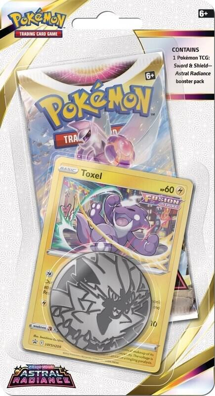 Astral Radiance Single Pack Blister [Toxel] card from SWSH10: Astral Radiance