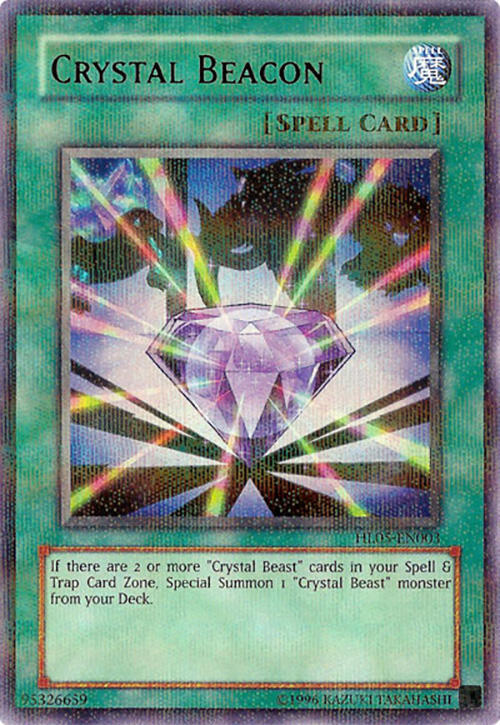 Crystal Beacon HL05-EN003 card from Hobby League 5