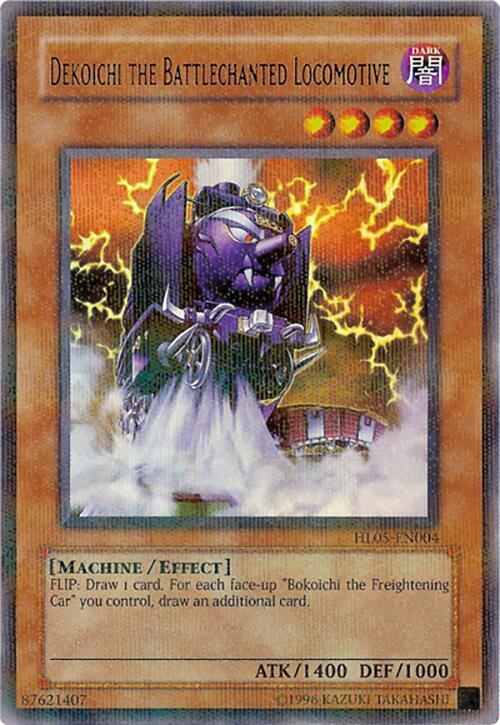 Dekoichi the Battlechanted Locomotive HL05-EN004 card from Hobby League 5