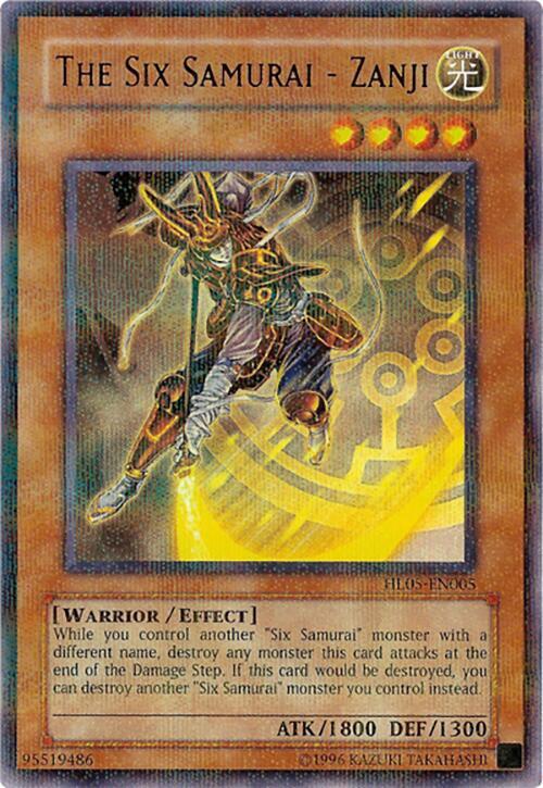 The Six Samurai - Zanji HL05-EN005 card from Hobby League 5