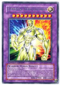 Elemental Hero Electrum MDP2-EN001 card from McDonald's Promo Series 2