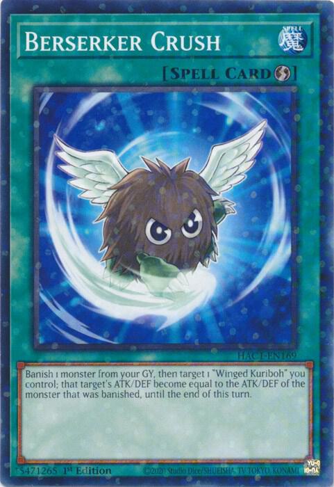 Berserker Crush (Duel Terminal) HAC1-EN169 card from Hidden Arsenal: Chapter 1