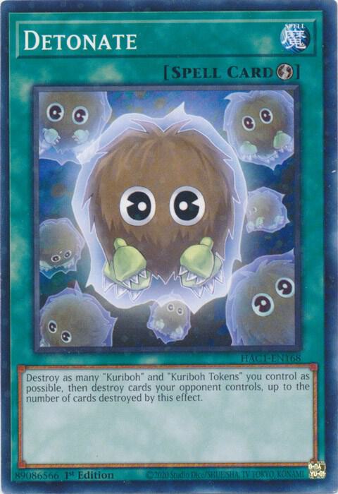 Detonate (Duel Terminal) HAC1-EN168 card from Hidden Arsenal: Chapter 1
