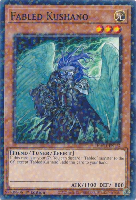 Fabled Kushano (Duel Terminal) HAC1-EN127 card from Hidden Arsenal: Chapter 1