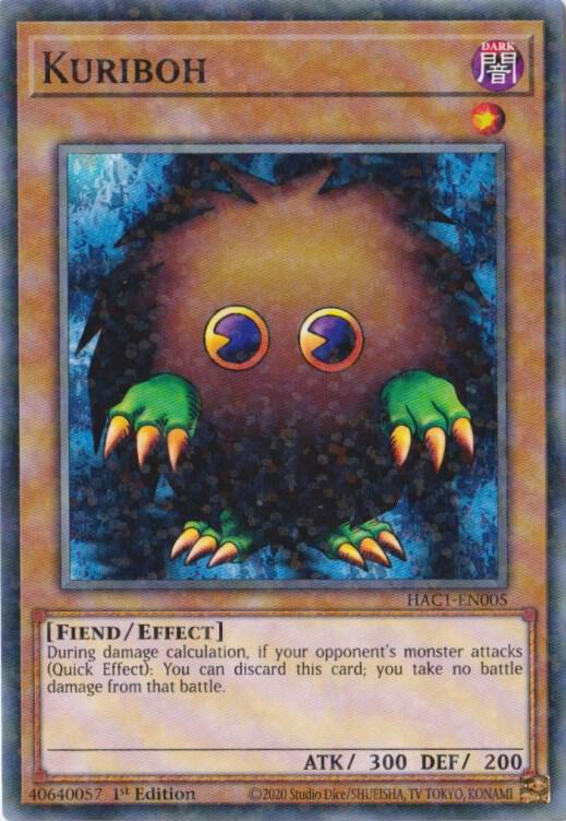 Kuriboh (Duel Terminal) HAC1-EN005 card from Hidden Arsenal: Chapter 1